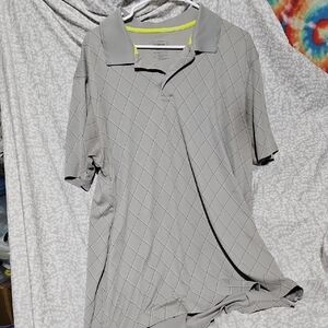 The Foundry Supply Co. Gray Polo with Neon Accents